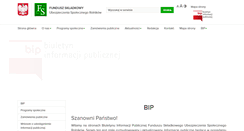 Desktop Screenshot of bip.fsusr.gov.pl