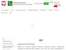 Tablet Screenshot of bip.fsusr.gov.pl